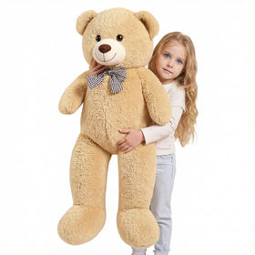 Generic 47-inch giant brown teddy bear, a cozy living room centerpiece.