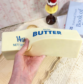 Generic 9.5-inch butter squishy with large size for deep stress relief at the desk.
