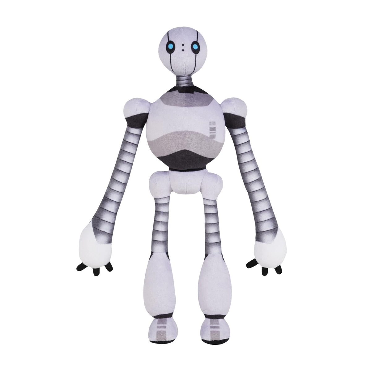 Generic adjustable 13-inch plush robot toy with poseable arms for creative play