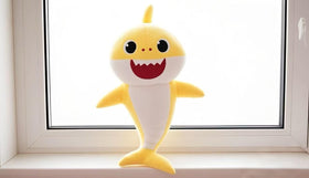 Generic Adorable Shark Plush easy care fabric cleans quickly after adventures