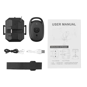 Compact size 5.3x5.5x2.5 cm preserves drone flight performance.