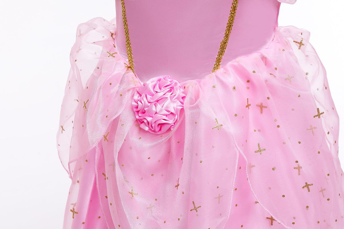 Generic Aurora Princess gloves included for a polished, finish-ready ensemble.