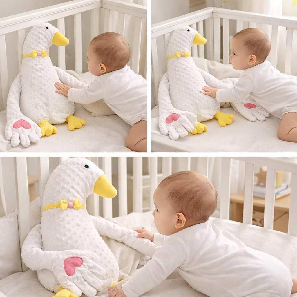 Generic automatic patting stuffed animal provides gentle rhythms during play