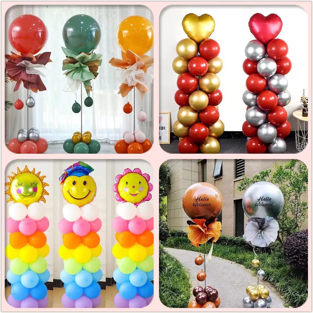 Generic balloon column stand base with water bag for stable outdoor use.