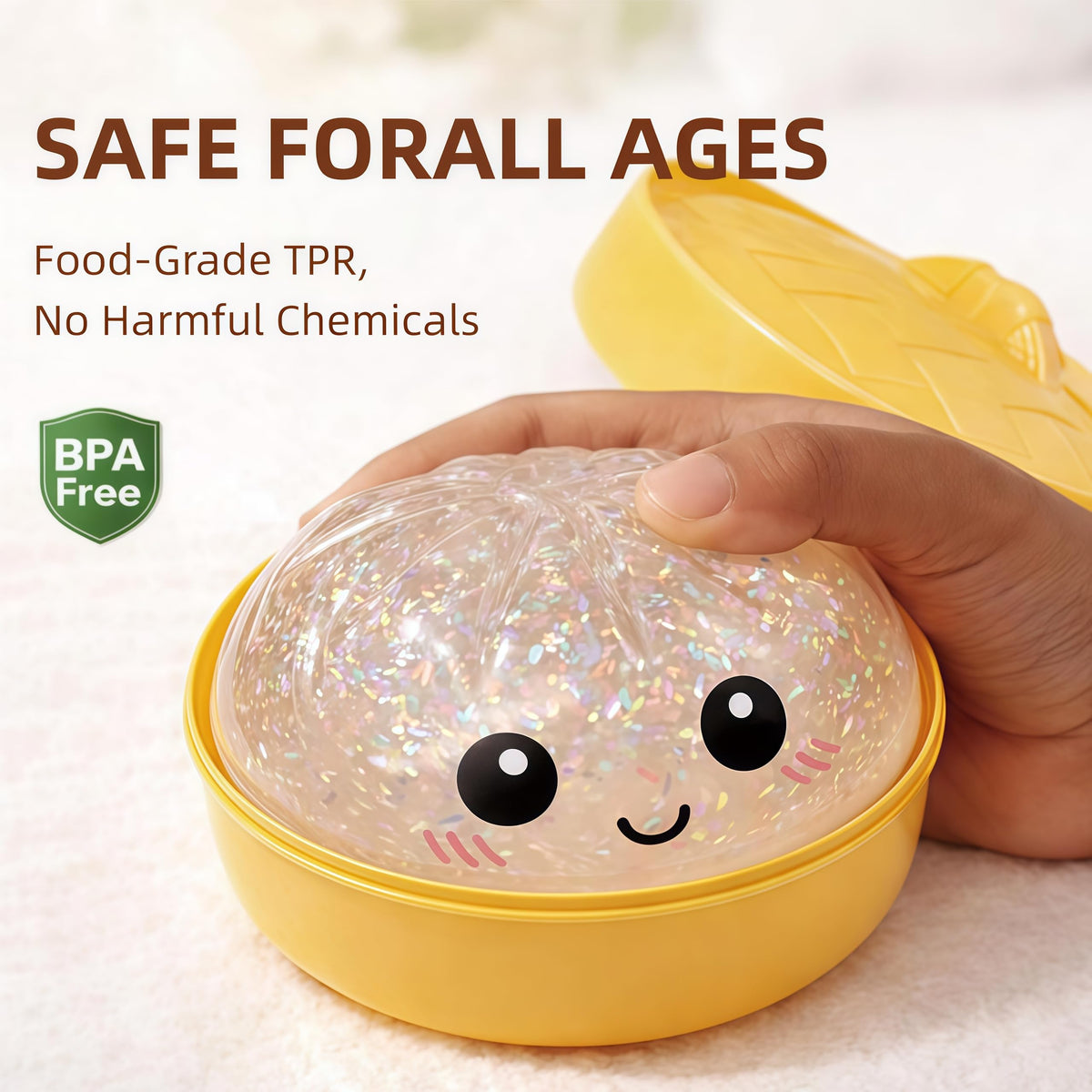 Generic Glitter Dumpling fun bao-inspired design for joyful moments.