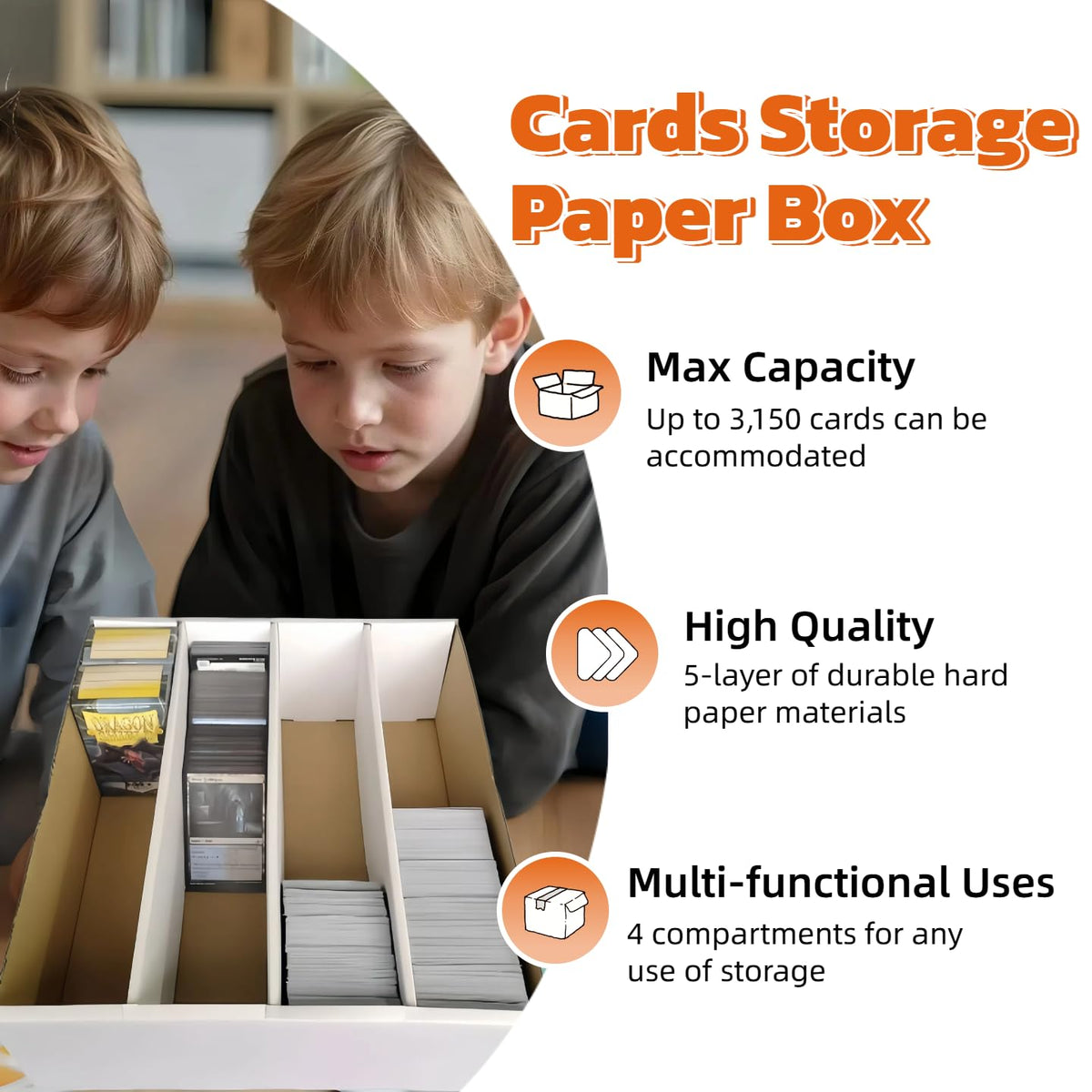 Generic baseball and sports card organization for tidy collections