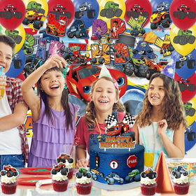 Generic Blaze 42-piece party pack helps you plan a coordinated party look.