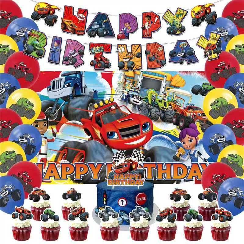 Generic Blaze banner displaying 13 letters for a celebratory birthday setup.