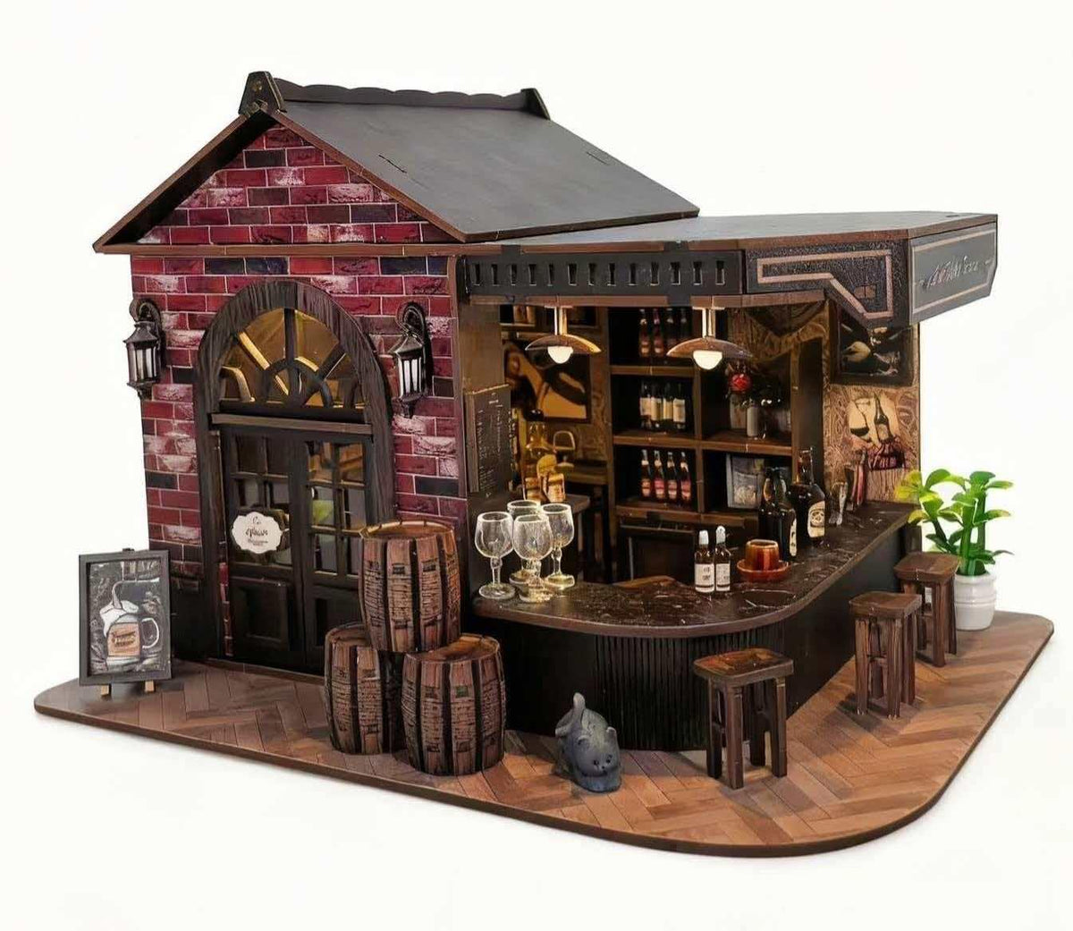Generic Book Nook Kit exterior view for cozy shelf display
