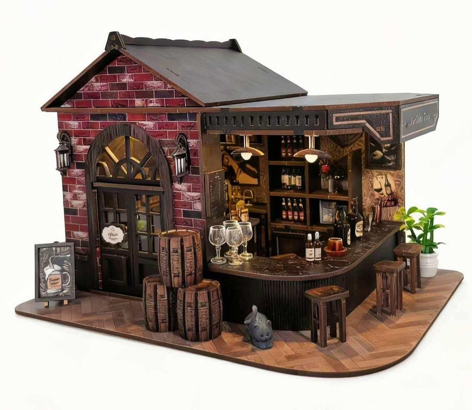 Generic Book Nook Kit exterior view for cozy shelf display