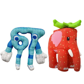 Generic Brainrot Plush strawberry-elephant adds soft, cozy decor for shelves, desks, or beds.