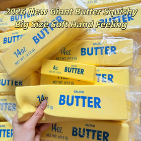 Generic butter squishy soft texture close-up showcases a buttery surface ideal for calming touch.