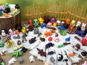 Generic car decor mini animals add playful charm to your ride or workspace