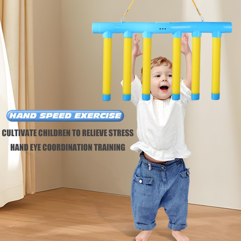 Generic Catching Sticks Game hand grip emphasizes comfortable play during sessions