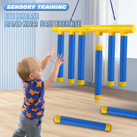 Generic Catching Sticks Game yellow sticks highlight vibrant visuals for engaging play