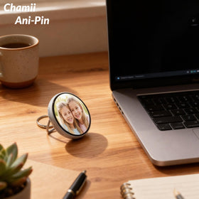 Generic Chamii Ani-Pin Ultra convenient attachment for backpacks, hoodies, and jackets.