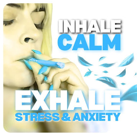 Generic Chewable Breather aromatherapy oil emphasizes calming scents for relaxation.