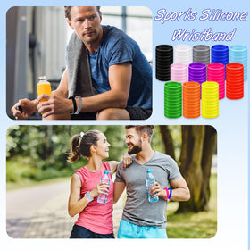 Generic colorful wristbands ideal for gifts and outfits.