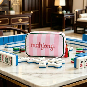 Generic compact multiuse pouch doubles as a cosmetic or small essentials bag.