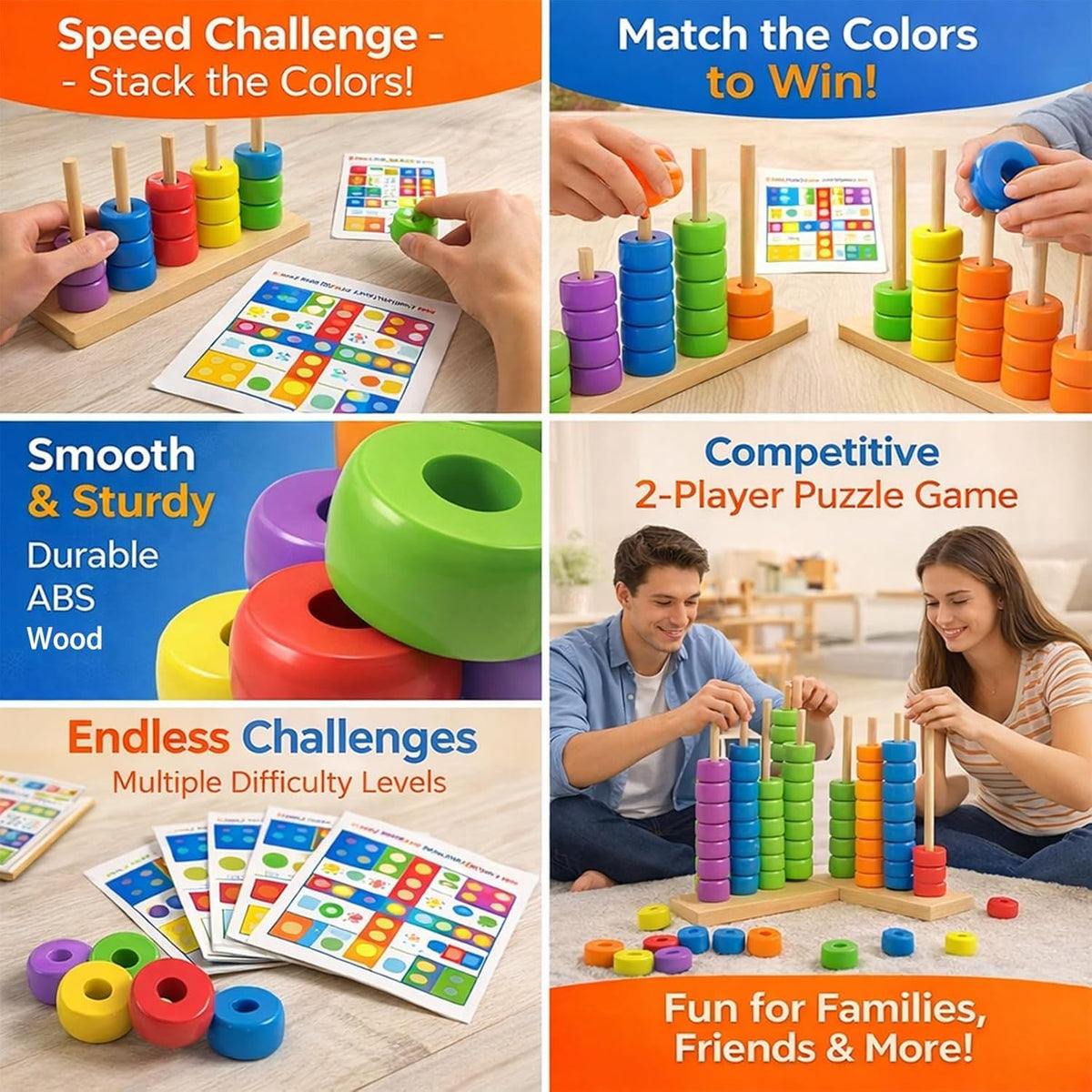 Generic Competitive Speed Rounds puzzle emphasizes quick thinking and strategic sequencing.