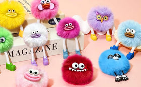 Generic soft plush eggs show fluffy textures and easy restoration after shipping