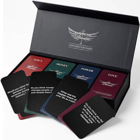 Generic Conversation Starter Cards deck cover showcases premium design for gifts.