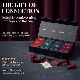 Generic Conversation Starter Cards gift for couples strengthens bonds.