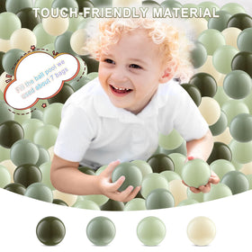 Generic Crush-Proof Ball Pit Balls 2-15-inch withstands lively jumping.