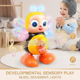 Generic Dancing Bee Toy showcases synchronized music with dynamic LED display.