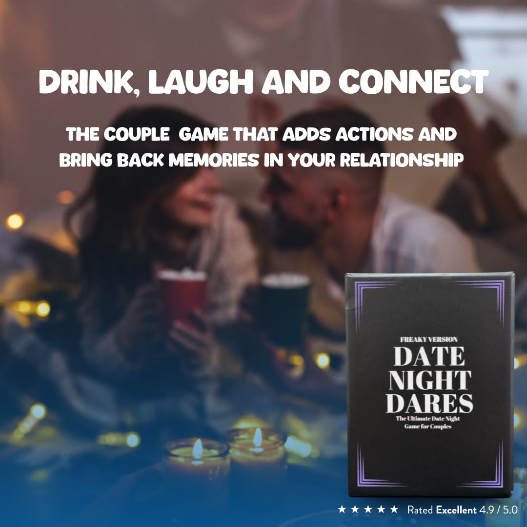 Generic Date Night Dares Valentine-ready gift idea for anniversaries.