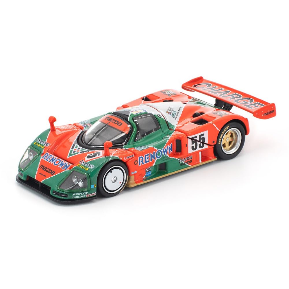 Generic Mazda 787B diecast model rear view showcases precise details for collectors.