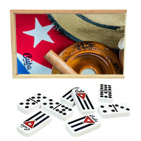 Generic Domino Cubano Doble Nueve closeup reveals crisp engraving and smooth finish for confident play