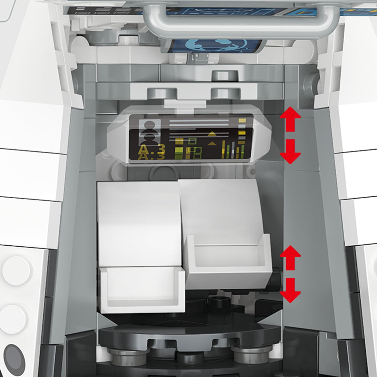 Generic Dragon2 trunk section reveals solar arrays and life-support
