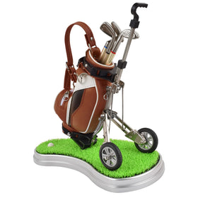 Generic dual-purpose golf pen holder gift packaging ready for gifting.