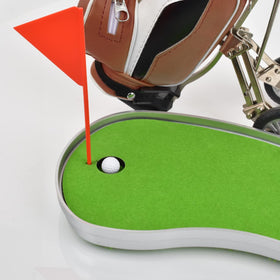 Generic dual-purpose golf pen holder featuring tiny golf balls detail.