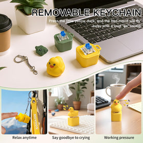 Generic Yellow Duck Fidget designed for handheld use and concentration.