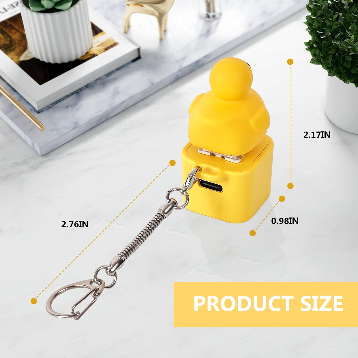 Generic Duck Keychain portable design ideal for travel and on the go.