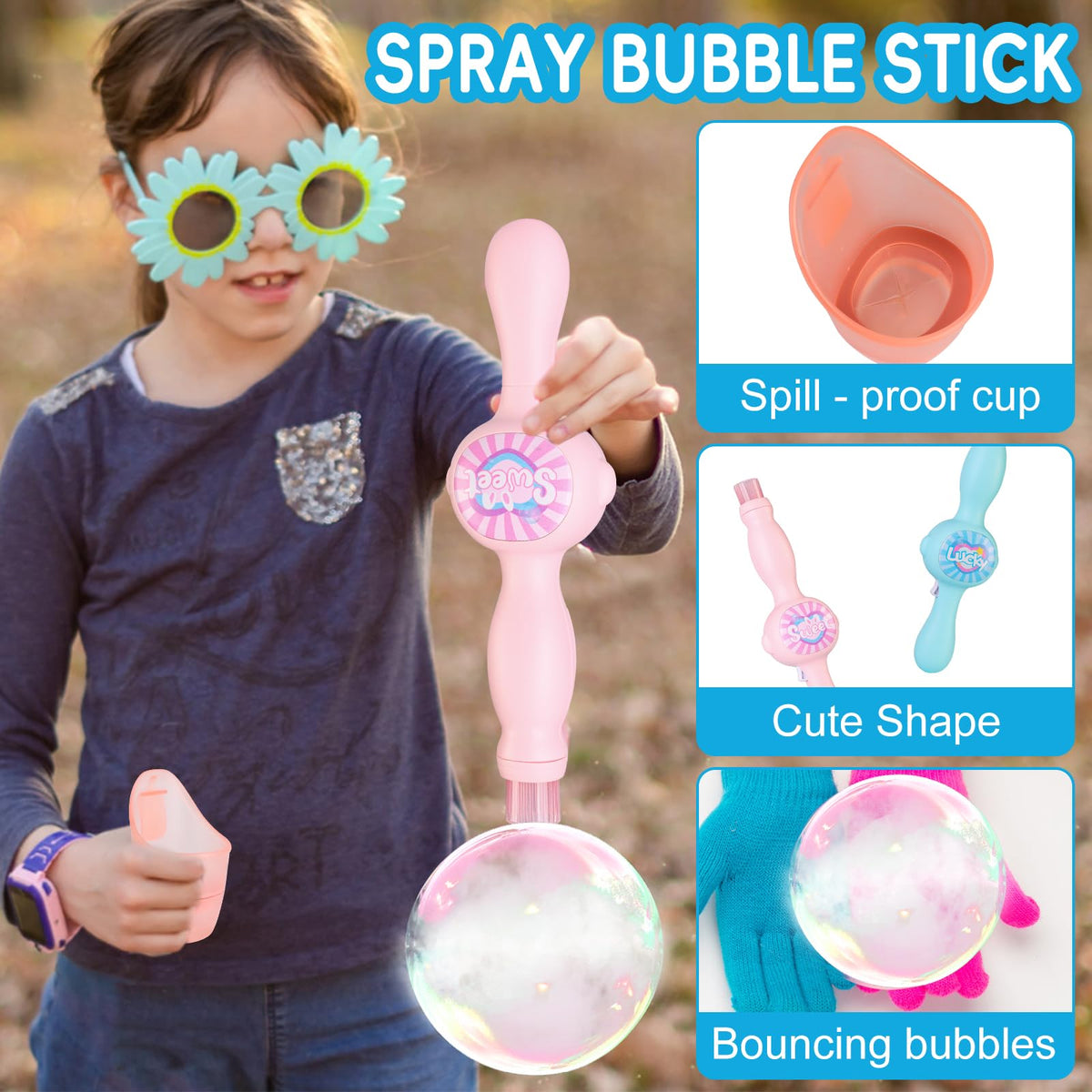 Generic e Machine elastic bubbles resist bursting for durable misty play.
