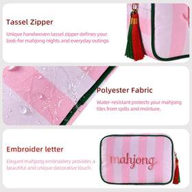 Generic easy-grip tassel zipper pull for fast packing.