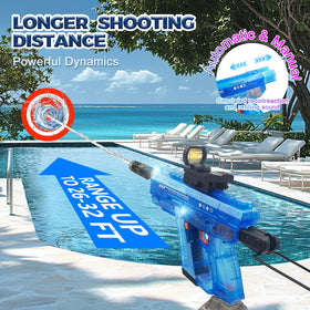 Generic water gun with auto-refill for continuous play without interruptions