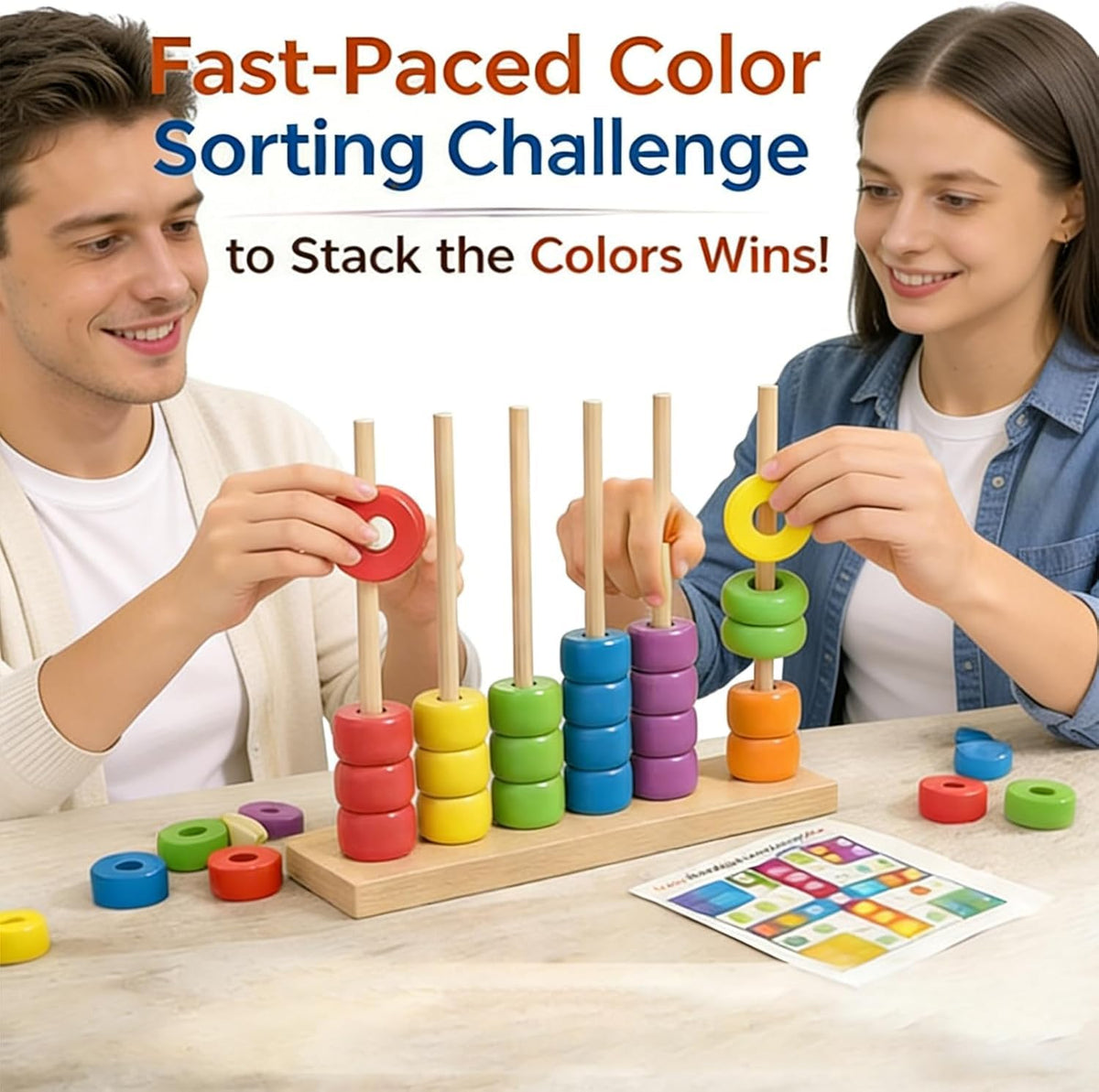 Generic Fast Pattern Challenge two-player setup enables head-to-head speed rounds.