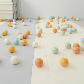 Generic balls used for festivals, classrooms, and carnivals decor