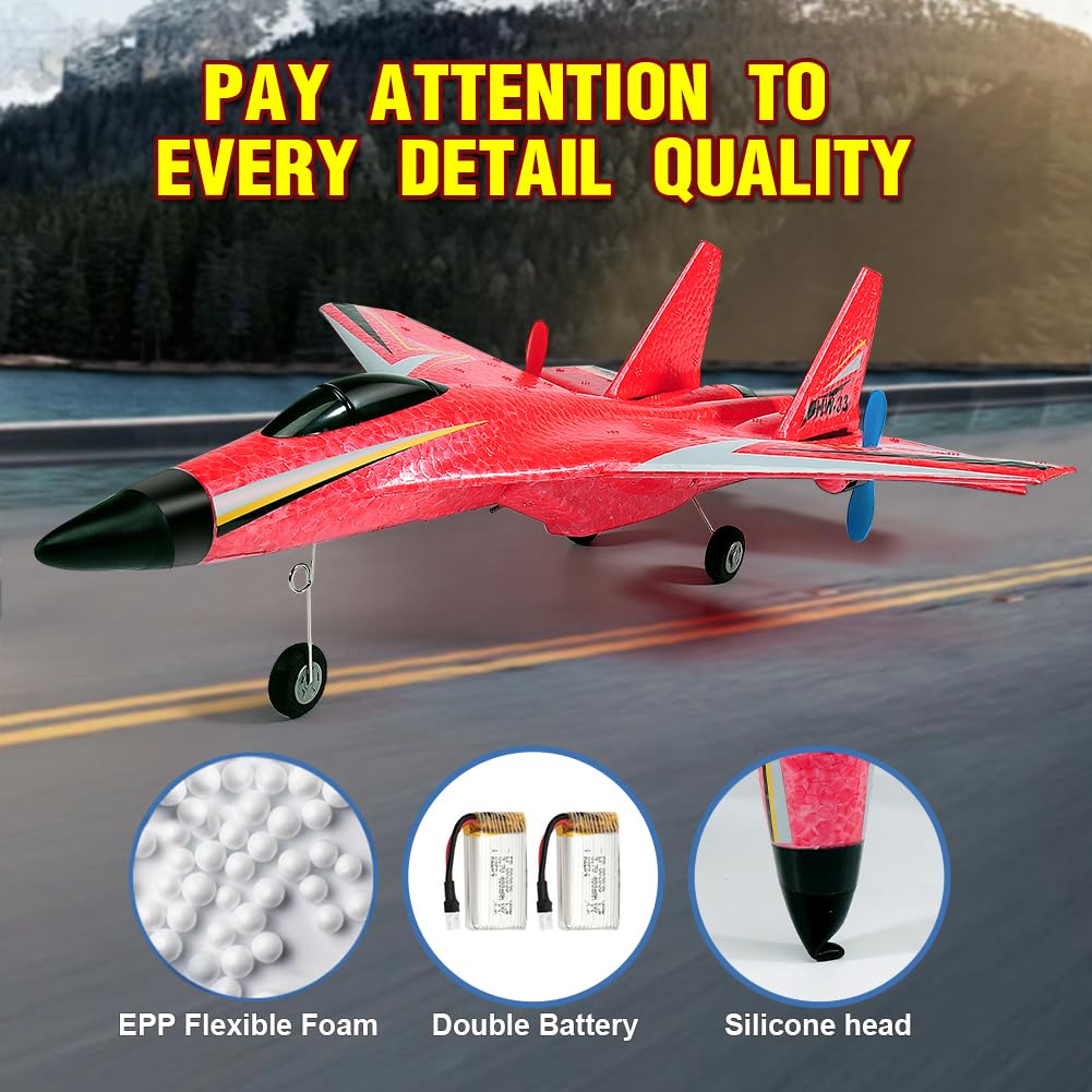 Generic Fremego Su-27 RC airplane close-up of durable EPP material.