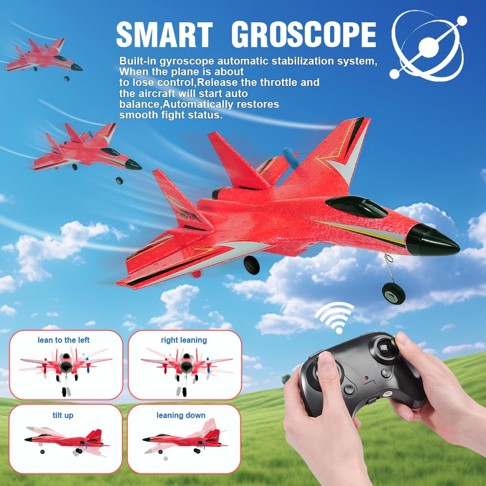 Generic Fremego Su-27 RC airplane night LEDs enable dramatic dusk flights.
