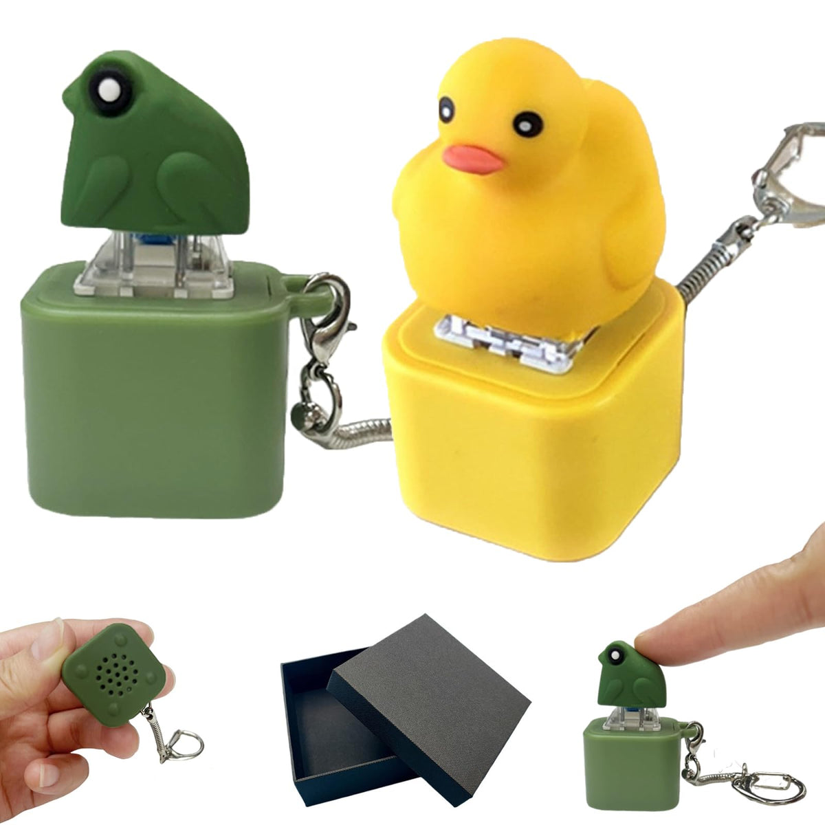 Generic Frog Croaking Fidget Toy close-up with quacks and lights for quick focus