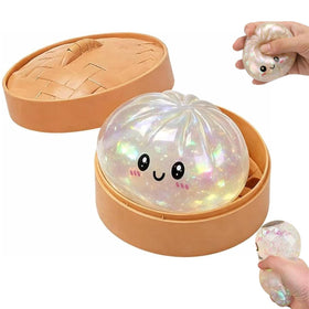 Generic Glitter Dumpling box view showing the sparkling visual centerpiece for tactile enjoyment.