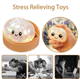 Generic Glitter Dumpling squishy displays soft, slow-rise texture ideal for fidgeting and focus.