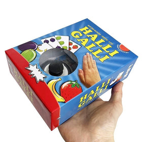 Generic Halli Galli card deck ready for family friendly party sessions.