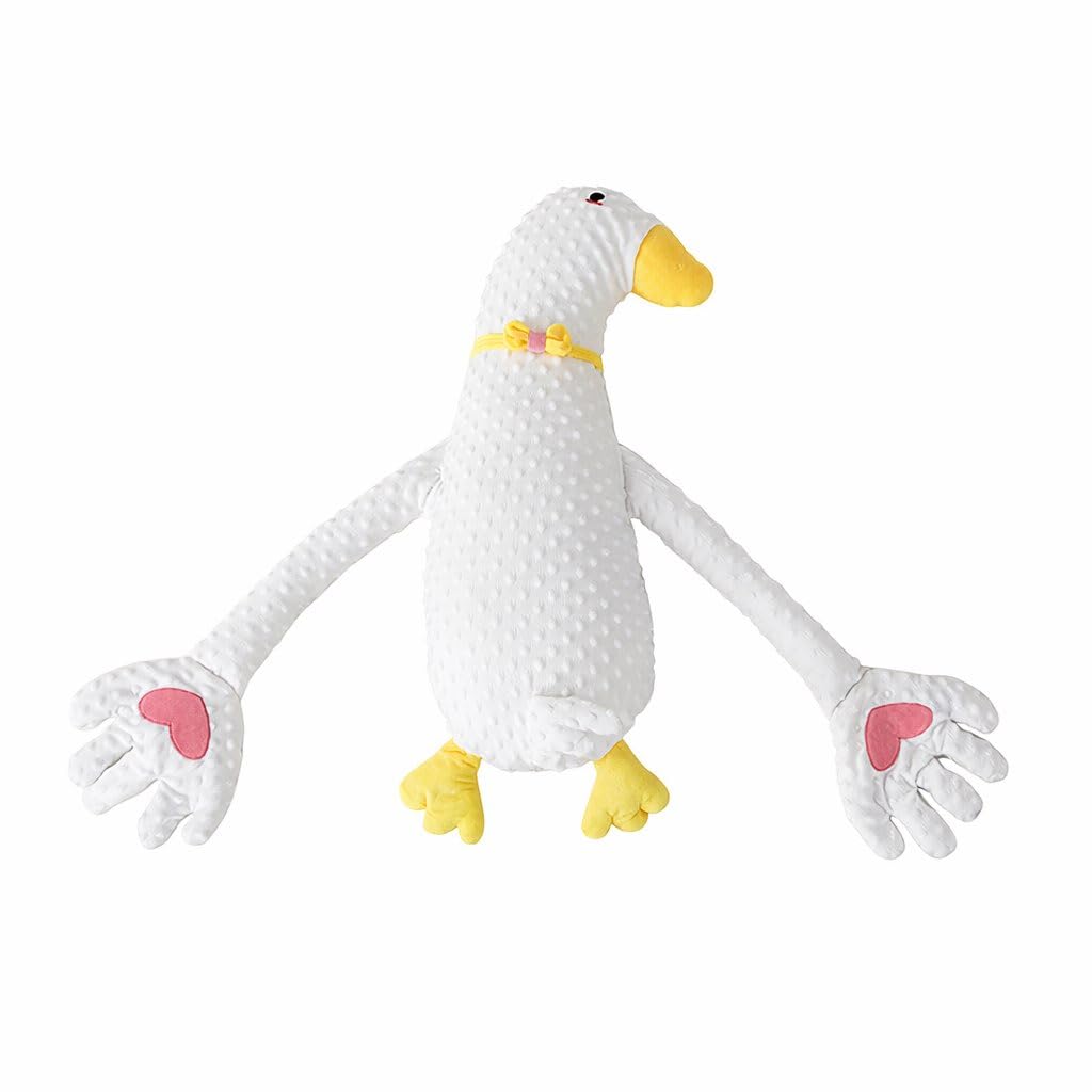 Generic interactive goose plush with remote patting for toddlers comfort
