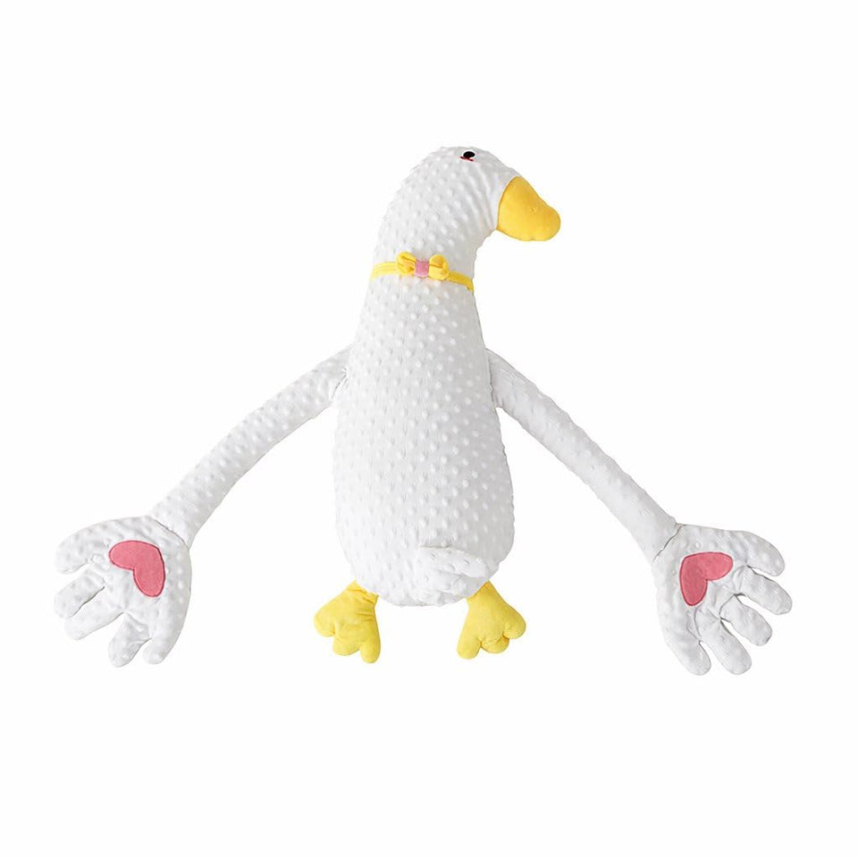 Generic interactive goose plush with remote patting for toddlers comfort